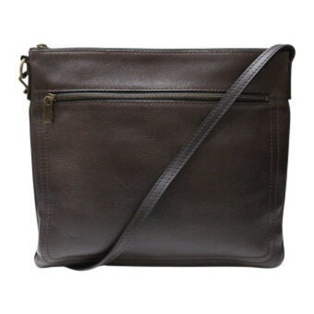 Louis Vuitton Utah Sac Plat Leather Shoulder Bag Brown Cafe